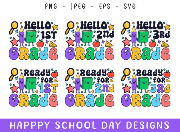 Ready for School Kindergarten Kids SVG