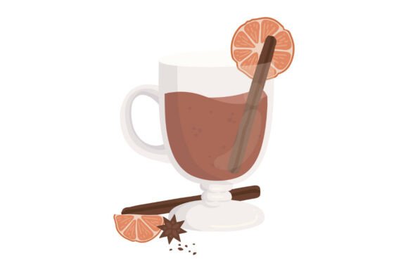 Spiced Wine Mug Embroidery Design