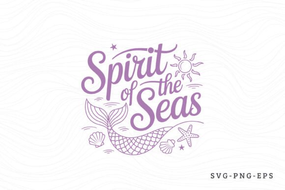 Spirit of the Seas - Summer SVG Design