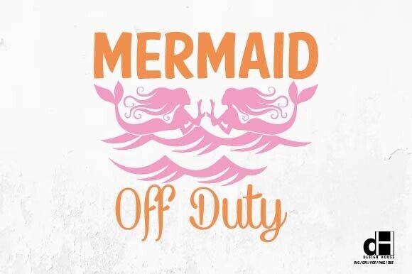 Summer Beach Mermaid SVG PNG